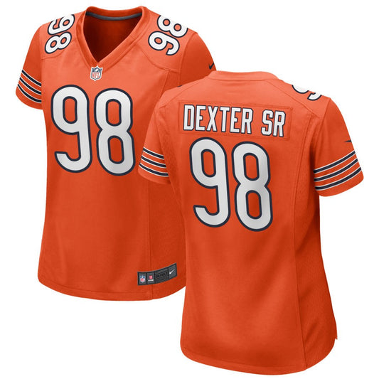 Gervon Dexter Sr Chicago Bears Nike Women's Alternate Game Jersey - Orange