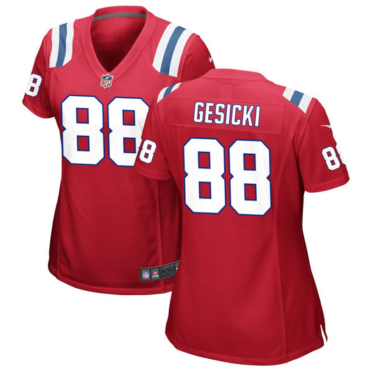 Mike Gesicki New England Patriots Nike Women's Alternate Jersey - Red