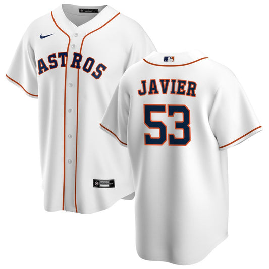 Cristian Javier Houston Astros Nike Home Replica Jersey - White