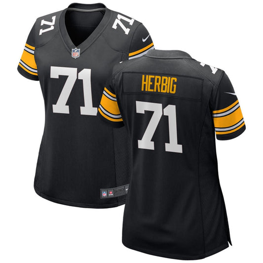 Nate Herbig Pittsburgh Steelers Nike Women's Alternate Game Jersey - Black