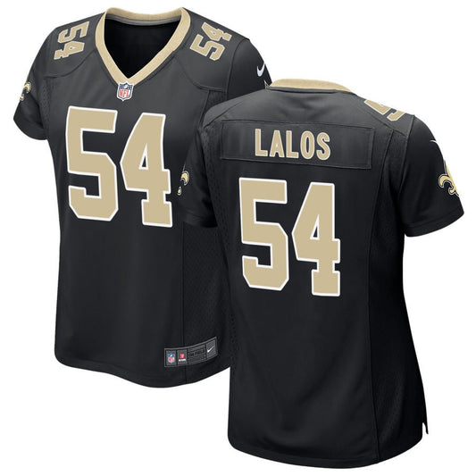 Niko Lalos New Orleans Saints Nike Women's Game Jersey - Black