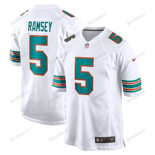 Jalen Ramsey 5 Miami Dolphins Men Alternate Game Jersey - White