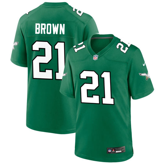 Sydney Brown Philadelphia Eagles Nike Alternate Game Jersey - Kelly Green