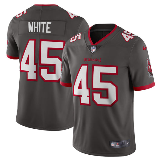 Devin White Tampa Bay Buccaneers Nike Vapor Limited Jersey - Pewter