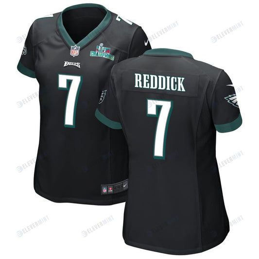 Haason Reddick 7 Philadelphia Eagles Super Bowl LVII Champions Women Game Jersey - Black