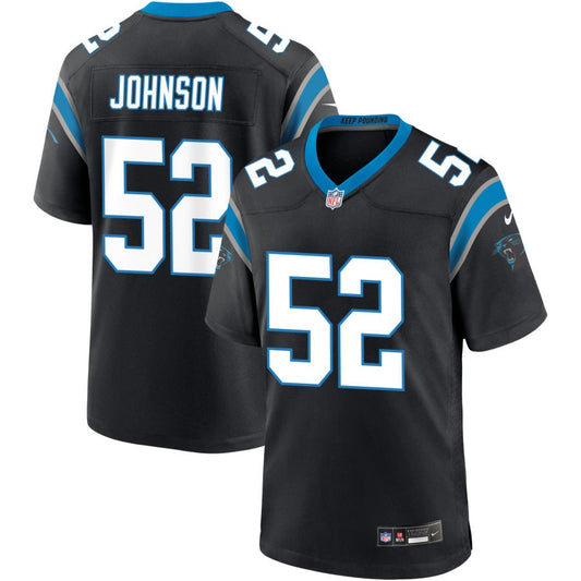 DJ Johnson Carolina Panthers Nike Game Jersey - Black