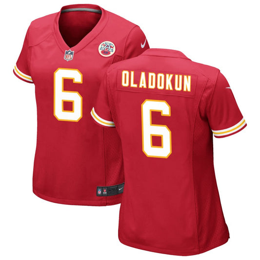 Chris Oladokun Kansas City Chiefs Nike Women's Game Jersey - Red