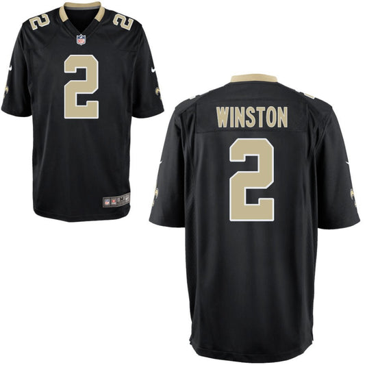 Jameis Winston New Orleans Saints Nike Youth Game Jersey - Black