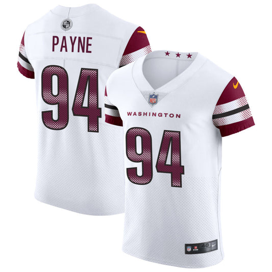 Daron Payne Washington Commanders Nike Vapor Untouchable Elite Jersey - White