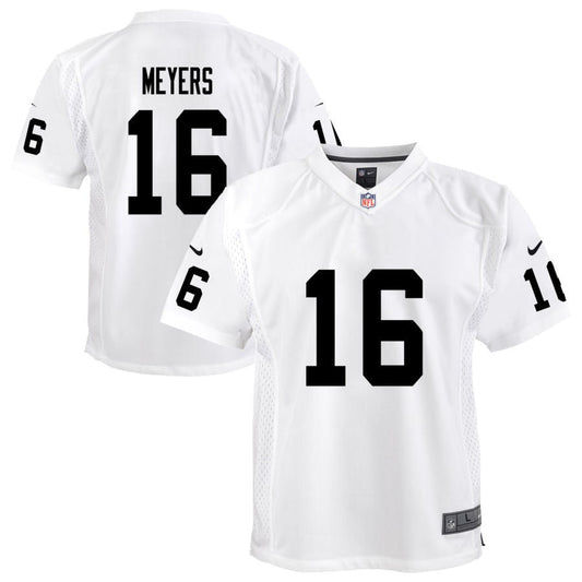 Jakobi Meyers Las Vegas Raiders Nike Youth Team Game Jersey - White