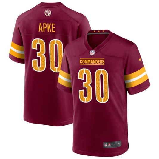 Troy Apke Washington Commanders Nike Game Player Jersey - Burgundy