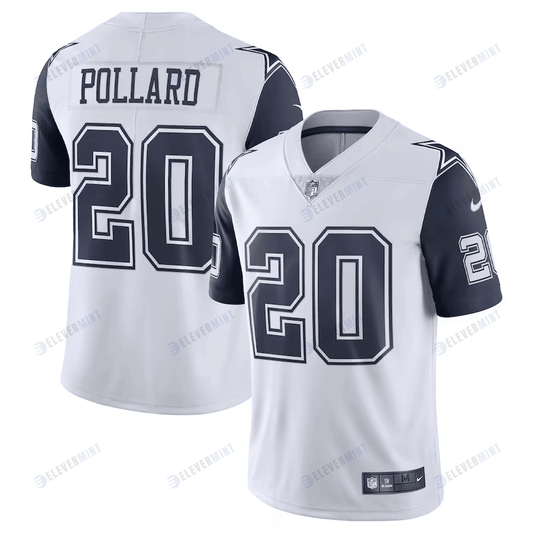 Tony Pollard 20 Dallas Cowboys Vapor Limited Jersey - White