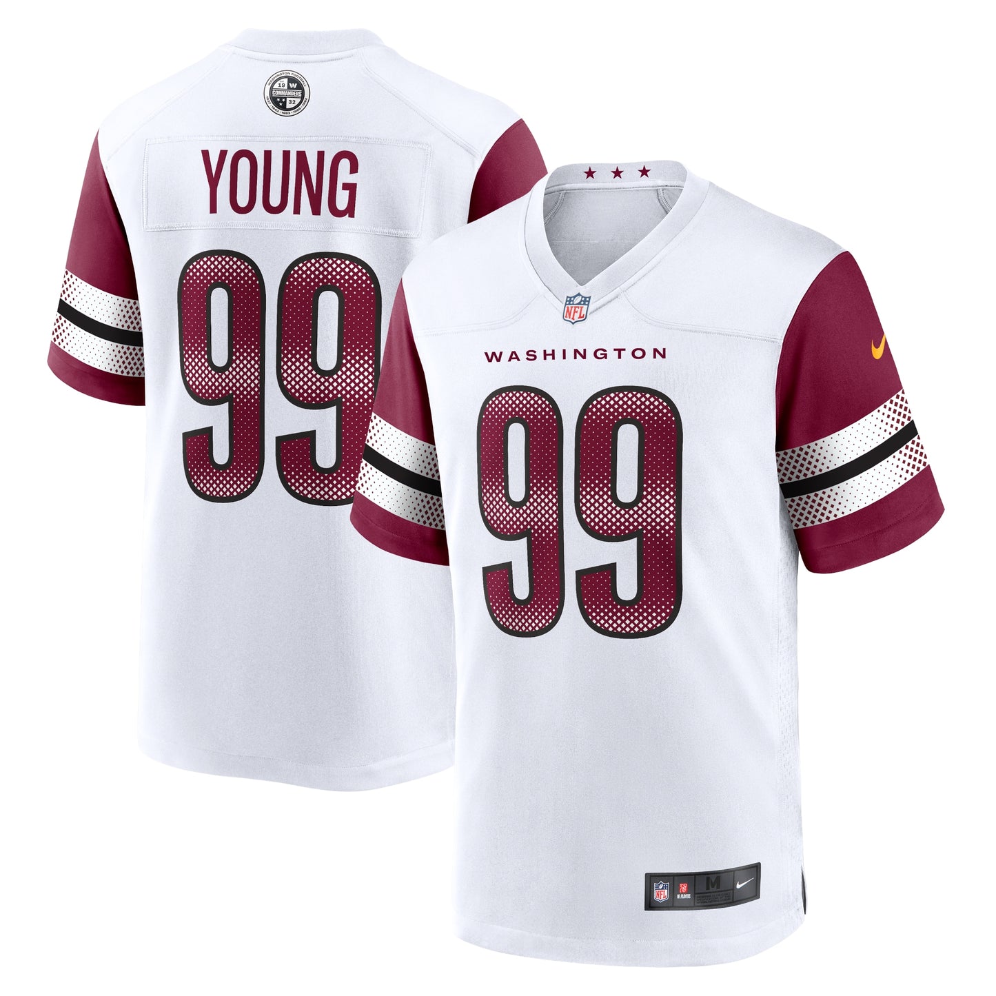 Chase Young Washington Commanders Nike Game Jersey - White