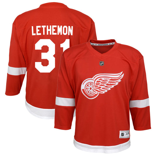 John Lethemon Detroit Red Wings Youth Home Replica Jersey - Red