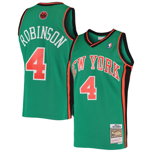 Nate Robinson New York Knicks Mitchell & Ness 2001/02 Hardwood Classics Swingman Jersey - Green