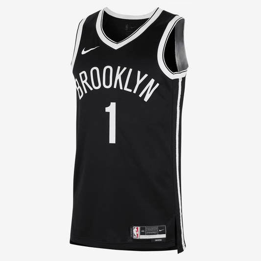 Brooklyn Nets Icon Edition 2022/23 Nike Dri-FIT NBA Swingman Jersey - Black