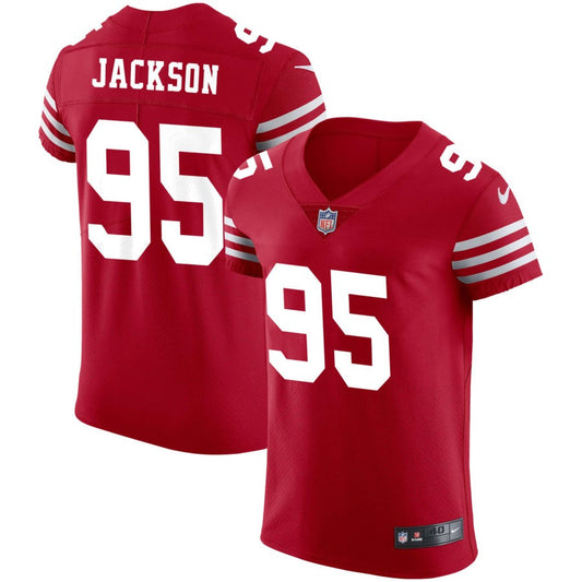 Drake Jackson San Francisco 49ers Nike Vapor Elite Jersey - Scarlet