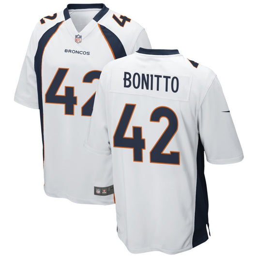 Nik Bonitto Denver Broncos Nike Game Jersey - White