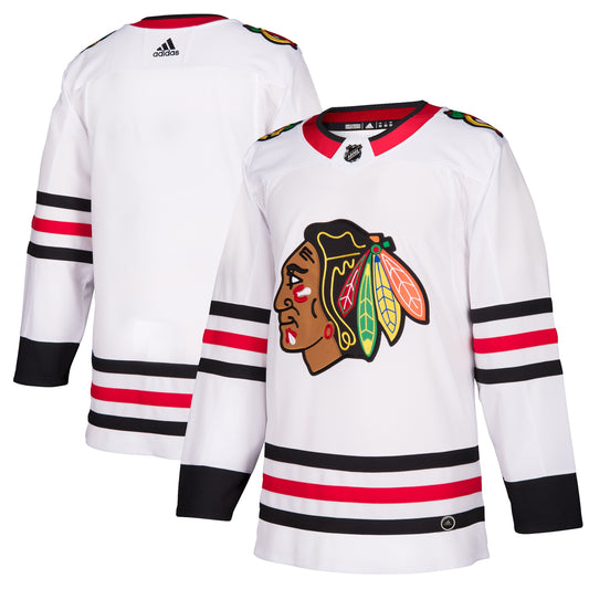 Chicago Blackhawks adidas Away Authentic Blank Jersey - White