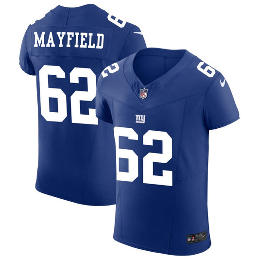 Jalen Mayfield New York Giants Nike Vapor F.U.S.E. Elite Jersey - Royal