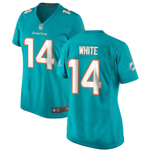 Mike White Miami Dolphins Nike Women's Game Jersey - Aqua