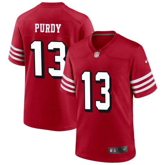 Brock Purdy San Francisco 49ers Nike Alternate Game Jersey - Scarlet