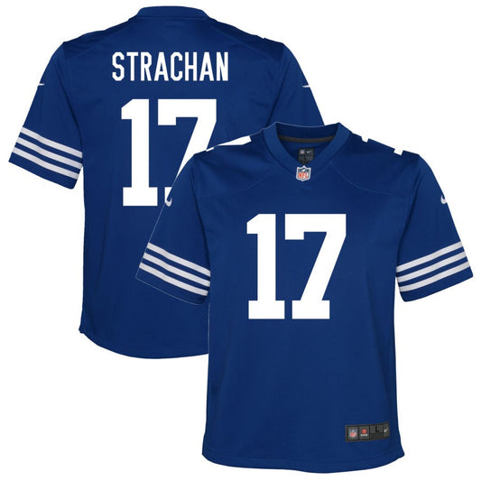 Mike Strachan Indianapolis Colts Nike Youth Alternate Game Jersey - Royal