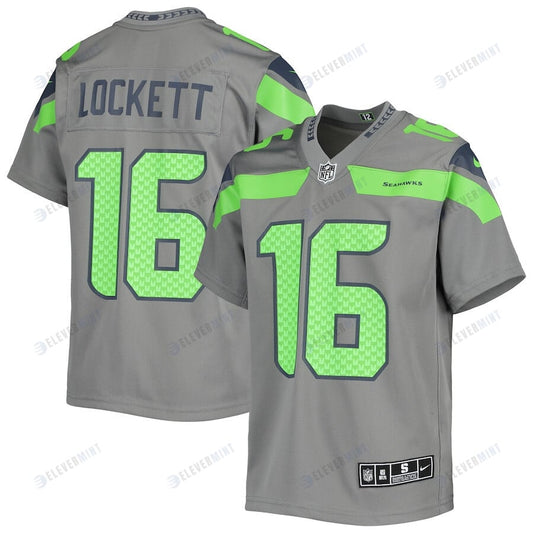 Tyler Lockett Seattle Seahawks Youth Inverted Team Game Jersey - Gray