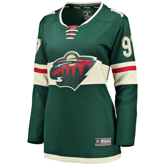 Women's Kirill Kaprizov Fanatics Wild Home Premier Breakaway Jersey - Green