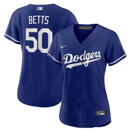 Mookie Betts Los Angeles Dodgers Nike Women's Alternate Replica Player Jersey - Royal