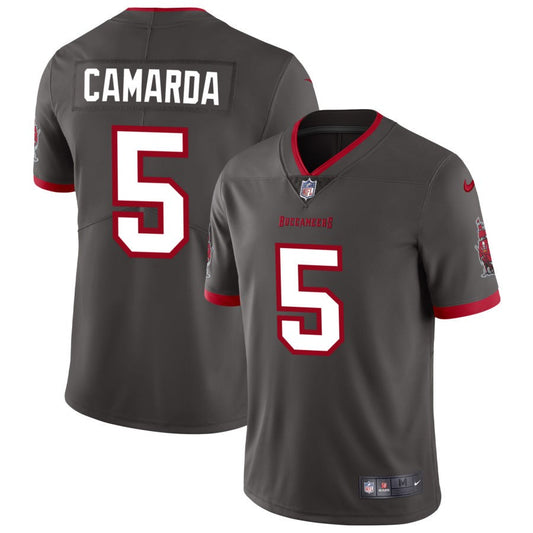 Jake Camarda Tampa Bay Buccaneers Nike Vapor Untouchable Elite Alternate Jersey - Pewter