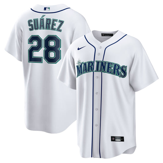 Eugenio Su??rez Seattle Mariners Nike Home  Replica Player Jersey - White