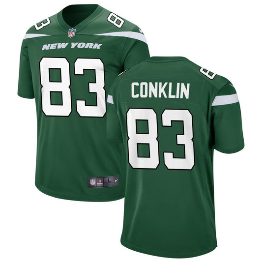 Tyler Conklin New York Jets Nike Game Jersey - Gotham Green