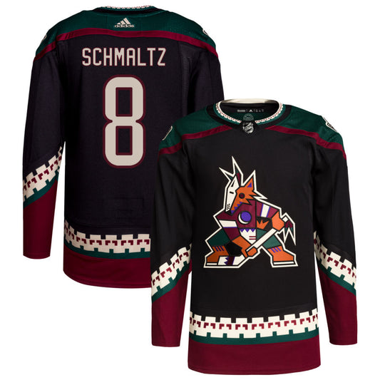 Nick Schmaltz Arizona Coyotes adidas Home Primegreen Authentic Pro Jersey - Black