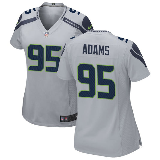 Myles Adams Seattle Seahawks Nike Women's Alternate Game Jersey - Gray