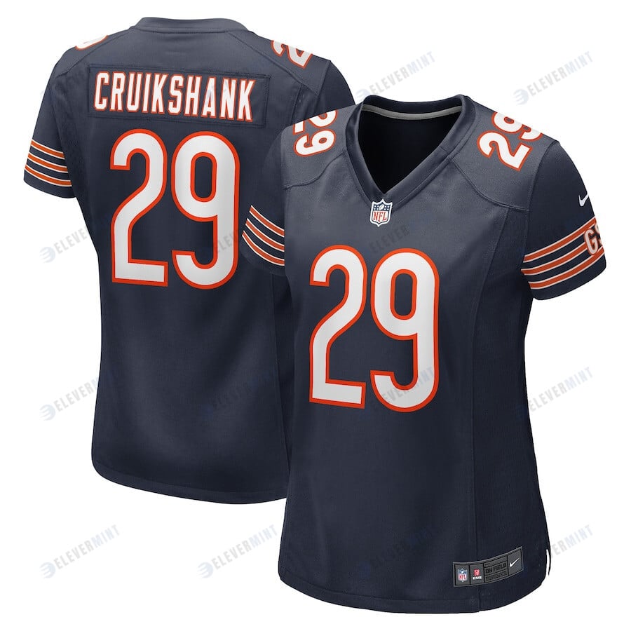 Dane Cruikshank Chicago Bears Women's Game Player Jersey - Navy