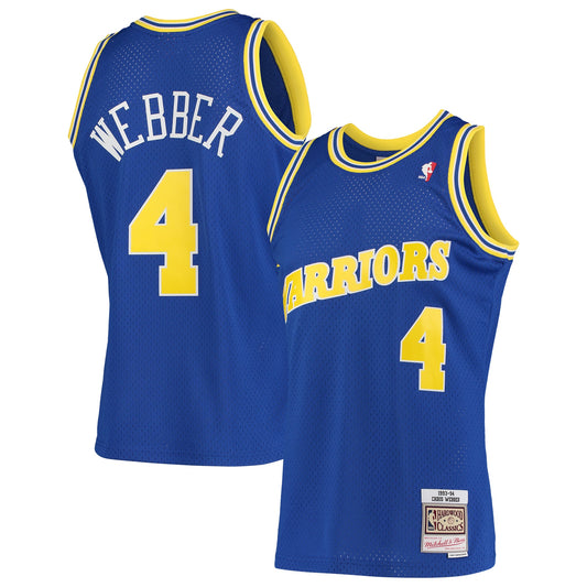 Chris Webber Golden State Warriors Mitchell & Ness Hardwood Classics 1993-94 Swingman Jersey - Royal