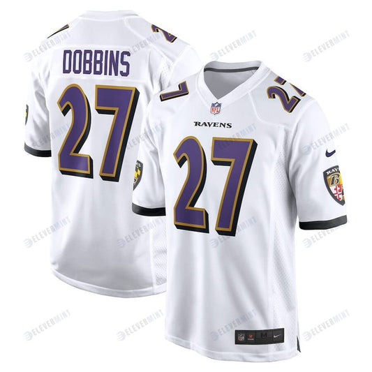 J.K. Dobbins Baltimore Ravens Away Game Player Jersey - White