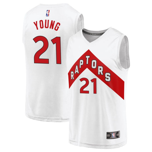 Thaddeus Young  Toronto Raptors Fanatics Branded Youth Fast Break Replica Jersey - Association Edition - White