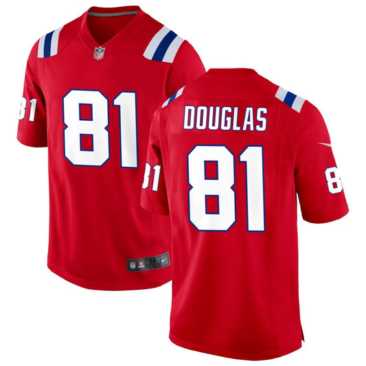 Demario Douglas New England Patriots Nike Alternate Jersey - Red