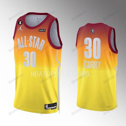 Stephen Curry 30 Golden State Warriors 2023 NBA All-Star Men Jersey - Orange