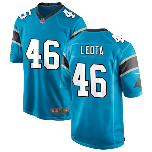 Eku Leota Carolina Panthers Nike Alternate Game Jersey - Blue