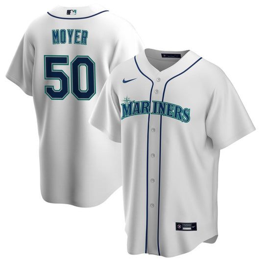 Jamie Moyer Seattle Mariners Nike Home RetiredReplica Jersey - White