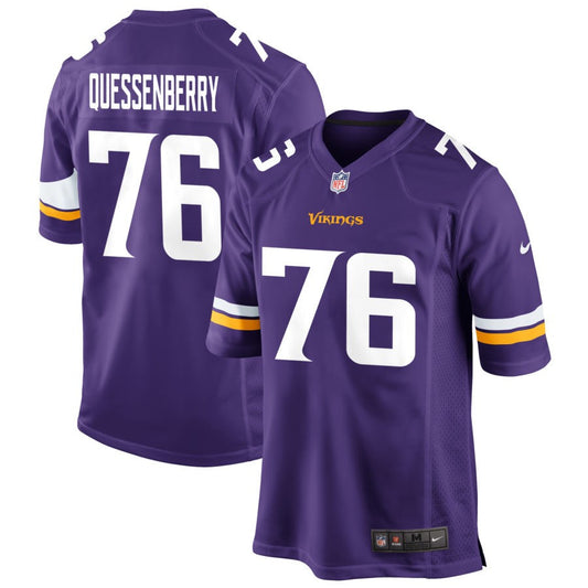 David Quessenberry Minnesota Vikings Nike Game Jersey - Purple