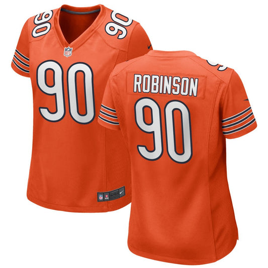 Dominique Robinson Chicago Bears Nike Women's Alternate Game Jersey - Orange