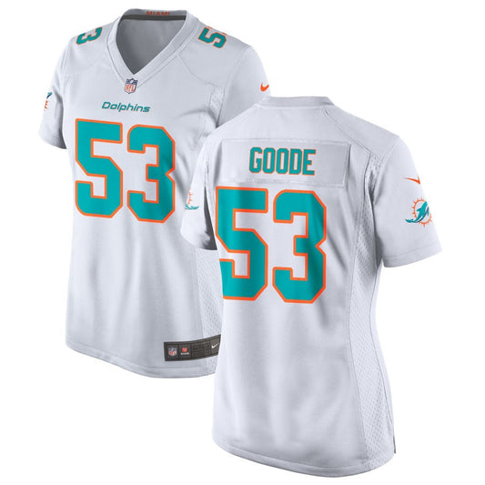 Cameron Goode Miami Dolphins Nike Women's Jersey - White