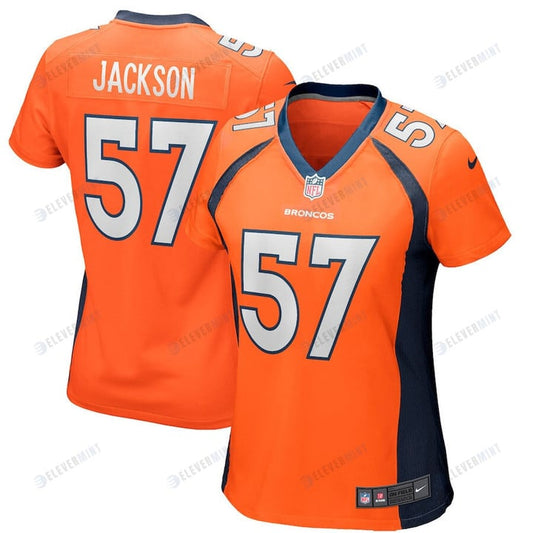 Tom Jackson 57 Denver Broncos Women Game Retired Jersey - Orange