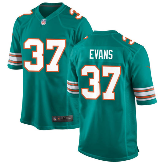 Darrynton Evans Miami Dolphins Nike Alternate Game Jersey - Aqua