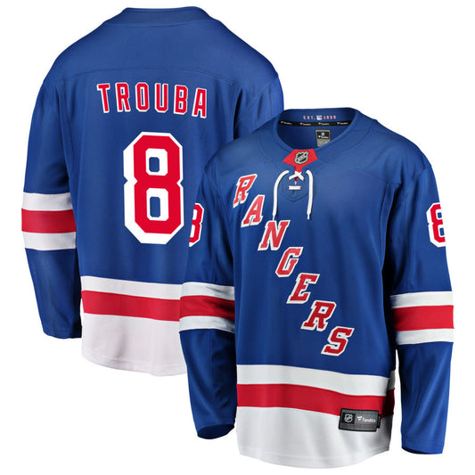 Jacob Trouba New York Rangers Fanatics Branded Home Breakaway Jersey - Blue