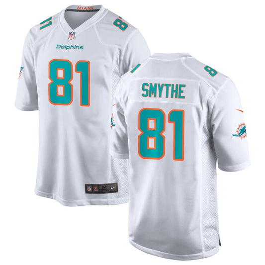 Durham Smythe Miami Dolphins Nike Game Jersey - White